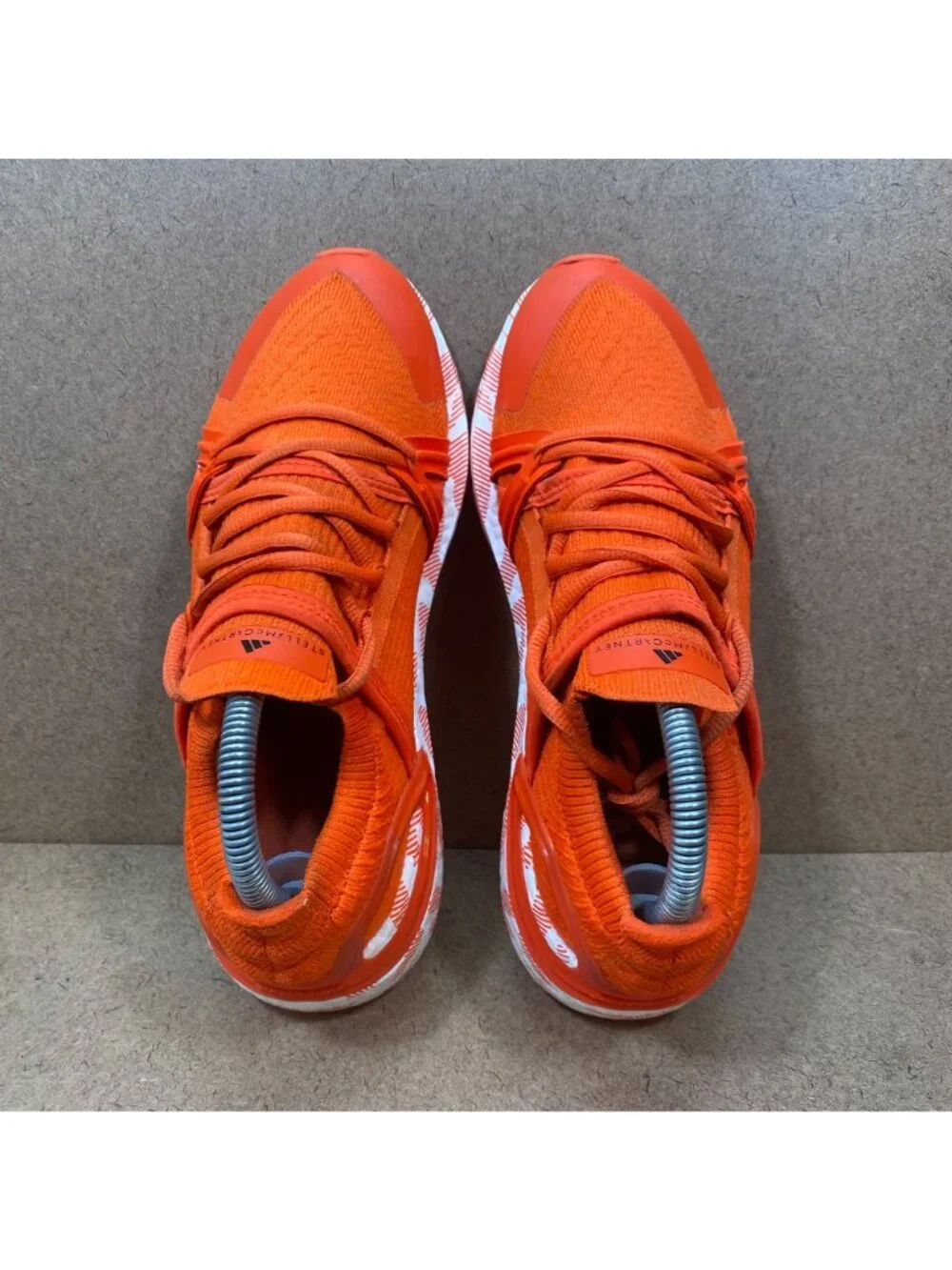 Adidas Stella McCartney Womens Ultraboost 20 Orange Running Shoes Size 8.5